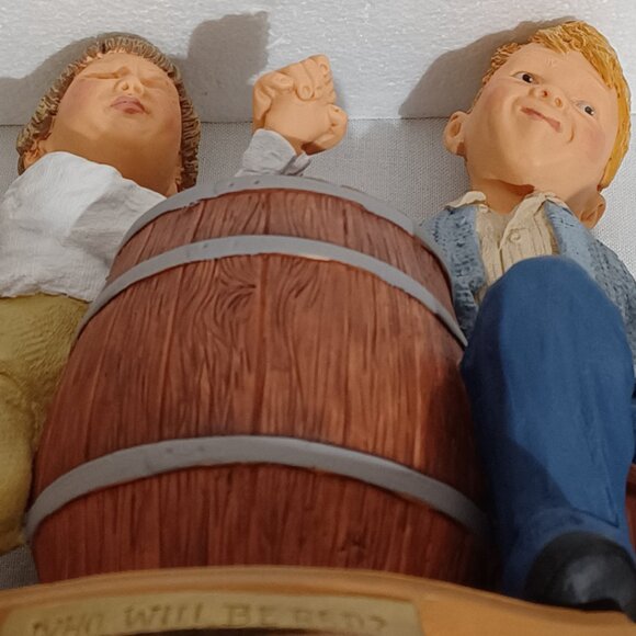 Tom Clark Cairn Studio USA 1995 Sculpture "WHO WILL BE RED?" by Roberta Griffin - Picture 10 of 12